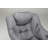 Lazy Chair With Foldable Ottoman, Modern Comfy Lounge Chair, Large Sofa Armchair With Footrest And A Side Pocket, Leisure Reading Chair With Footstool For Bedroom, Living Room, Dorm, Dark Grey-1426192234