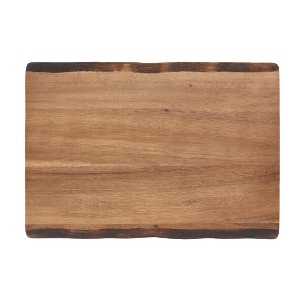 Handcrafted Small Teak Wood Cutting Board in Light Brown - Home Flavors