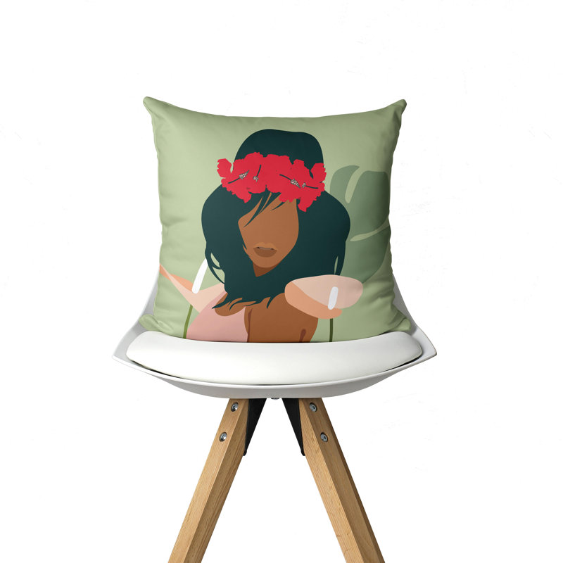 Housse de coussin Tamara Tropical, 20 po X 20 po