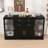 Buffet Sideboard with Adjustable Shelves, Power Outlet, 4 Doors and 2 Drawers-219426499