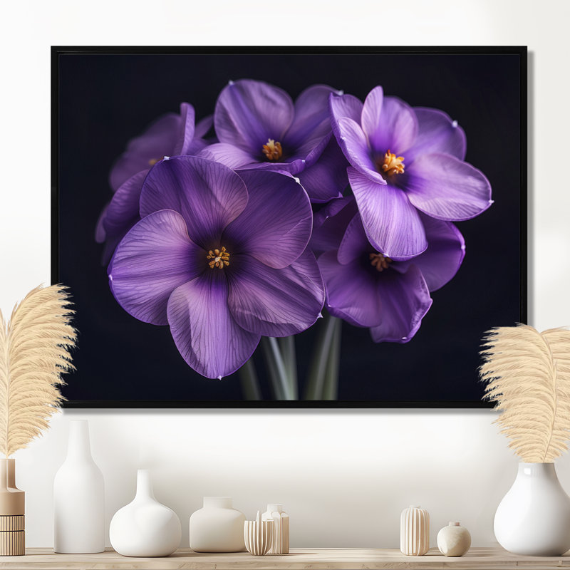 Monochromes parfumés fusion jonquilles I - jonquilles murales, Cadre flottant noir, H 16 po x l 32 po