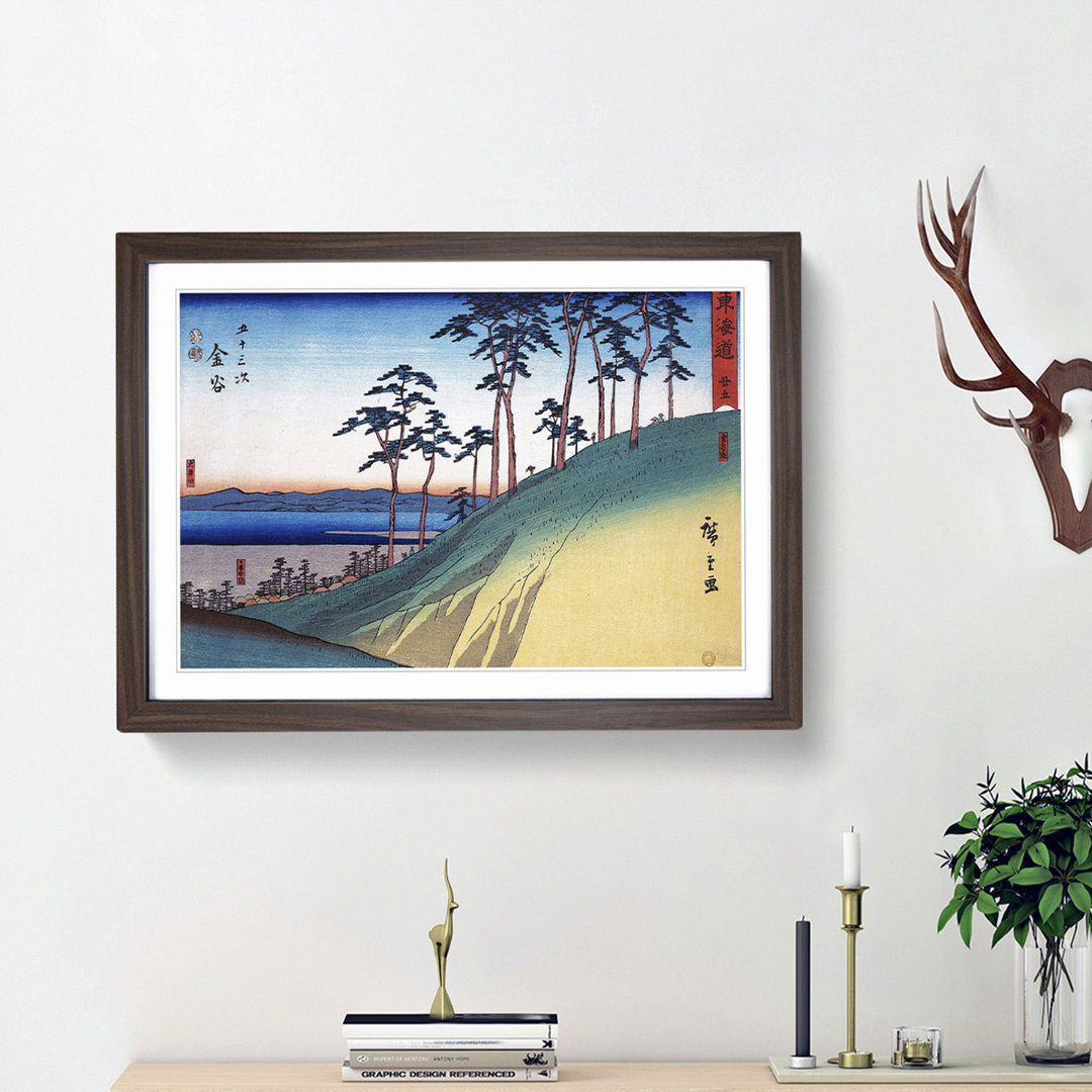 Kanaya by Utagawa Hiroshige - Picture Frame Art Print