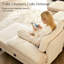 4 Seater Corduroy Sofa-254720261