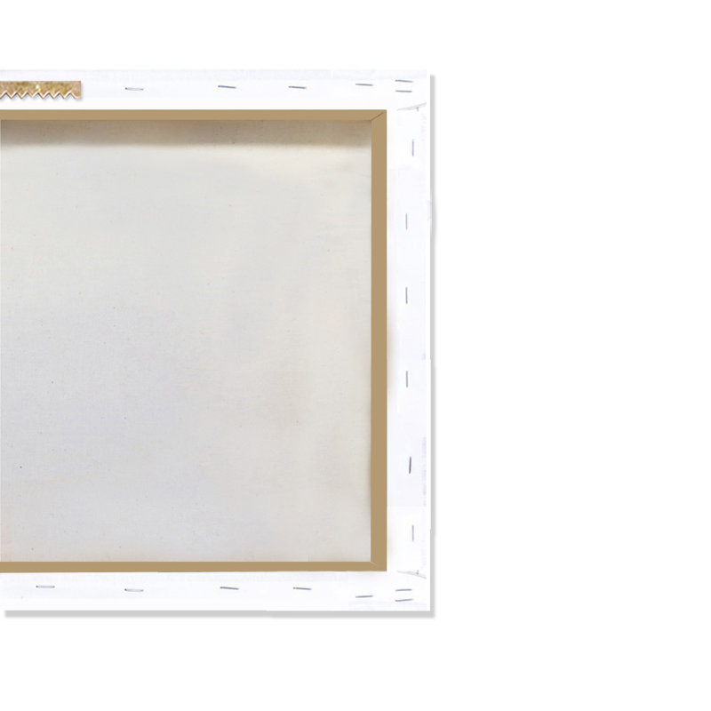 The Future Is Female 20" x 30" Canvas Print in White and Light Green