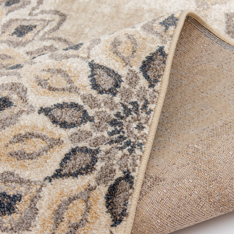 Ratner Floral Indoor Rug, Rectangle 5' x 7'6"