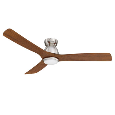 Akron 52" Smart Ceiling Fan with Remote, Light Kit Included,Works with Google Assistant and Amazon Alexa,Siri Shortcut.