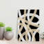 Endless Entwine Abstract Contemporary Geometric Architecture Wall Art Print 1 Piece Wrapped Canvas Wall Art-1465242178