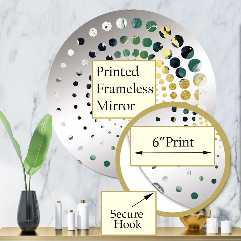 Caelyn Circle Mirror, 31.4" x 31.4"