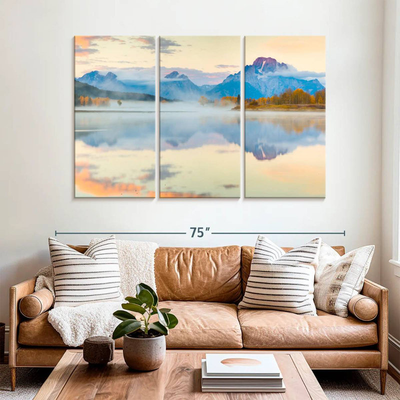 Alvord Hazy Grand Teton, H 42 po x l 65 po