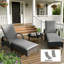 Ensemble de coussins de chaise, ensemble de 2 coussins de chaise pliables (coussin seulement), coussin de chaise