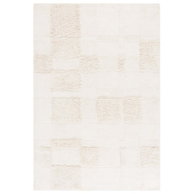 Thenuk Washable Hand-Tufted Geometric Rug