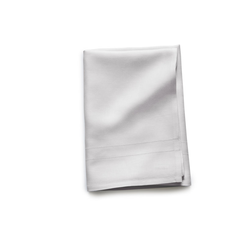 100% Pure Linen Bath Towels, White