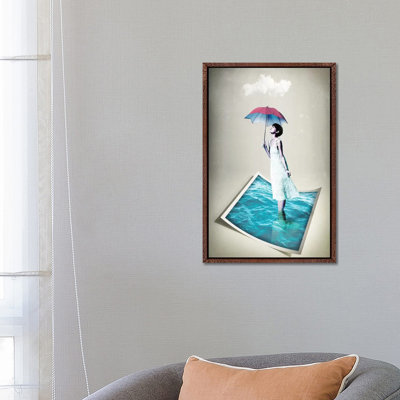 Toe In The Water by Vin Zzep - Print on Canvas