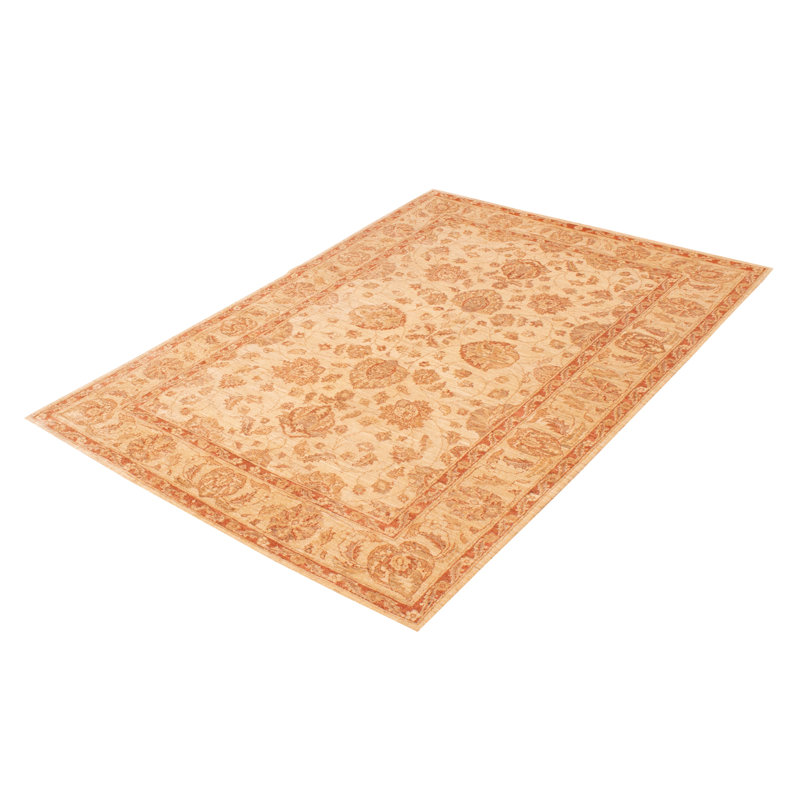 Tapis ivoire Chobi Finest 6 pi 0 po x 8 pi 8 po
