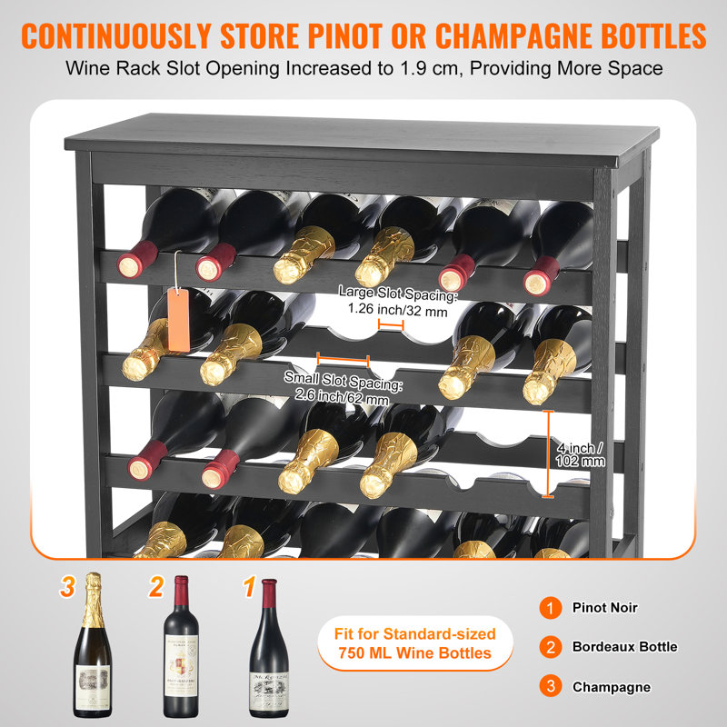 Wine Bottle Rack Satin Nickel