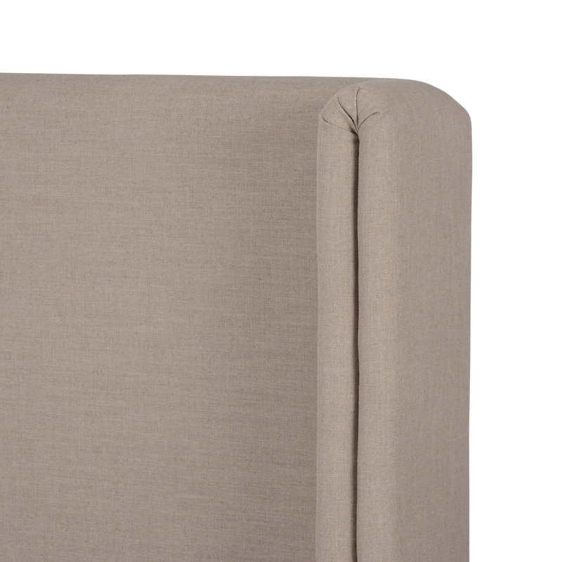 OCTAVIA Upholstered Queen Wingback Bed, Queen