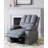 Leather Recliner Chair with 2 Cup Holders and Side Pocket-1418453199