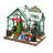 8" LED Christmas Greenhouse With Rotating Tree & Music Table Décor