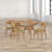 Babali 4 - Person Four Leg Dining Set