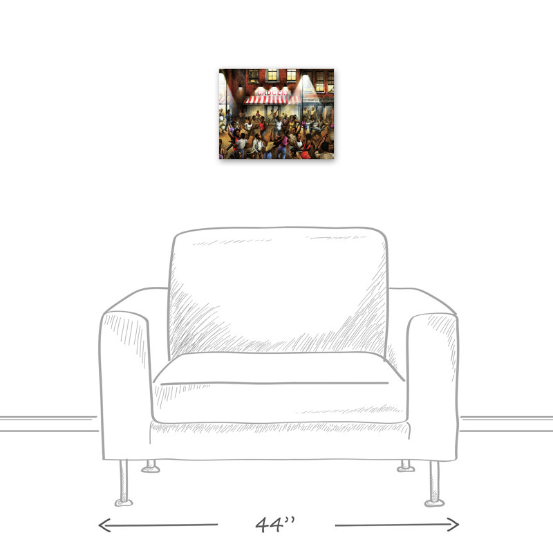 «Dancing In The Street», reproduction sur toile, H 11 po x l 14 po x P 1,25 po