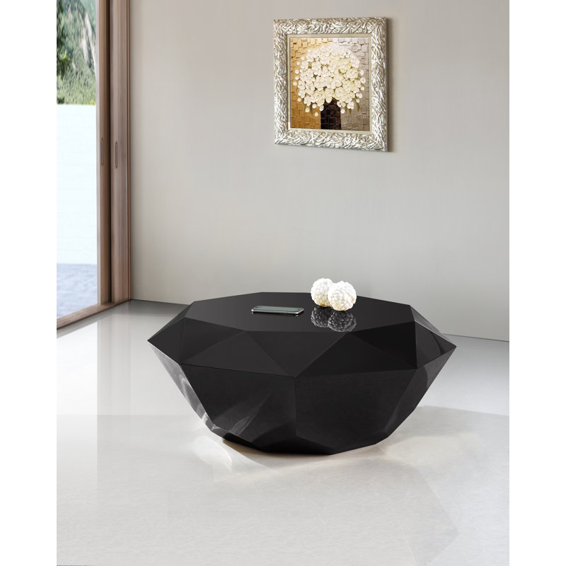 Table basse Suki, Noir mat