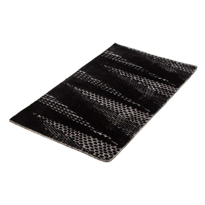 Tapis noir Tangier 2 pi 11 po x 5 pi 0 po