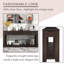 Console / canapé avec tiroirs de rangement et tablette inférieure pour le vestibule-53931891