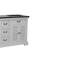 Wechsler 72'' Double Bathroom Vanity with Granite Top