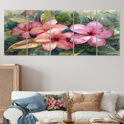 Greilickville - Plumeria Wall Art Set
