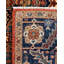Tapis unique noué à la main Serapi - rouge, 8 pi 4 po x 9 pi 9 po