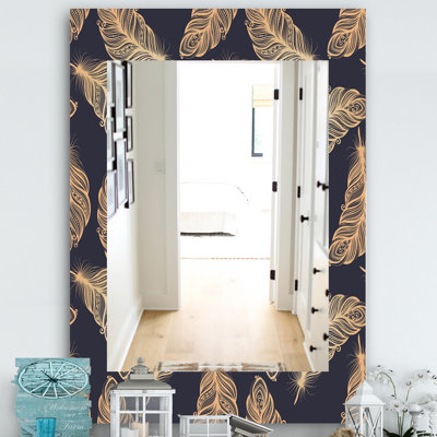 Miroir d’appoint éclectique Feathers