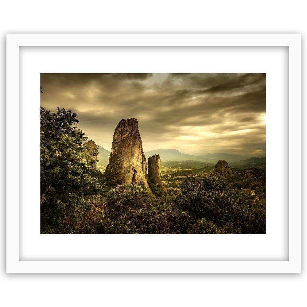 Gerahmtes Poster Hoher Felsen