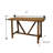 Rustic Farmhouse Console Table