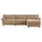 Modern Chenille Couch Sofa Sectional with Extra-Wide Seat Cushion-1599840528