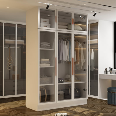 Armoire 6 portes avec armoire