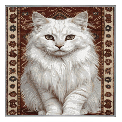  Tapis lavable Angora Turkish Cats