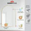 Miroir d'appoint arqué, salon, chambre à coucher, meuble-lavabo, ensemble de 2, 589960-801757545-801757550
