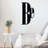 Stylish Decorative Metal Wall Accessory, Black, 19.7 x 11.4 inches | 100% Metal Construction, Thickness: 0.05 inches | Perfect for Home Decor, Modern Aesthetic & Unique Wall Art Addition