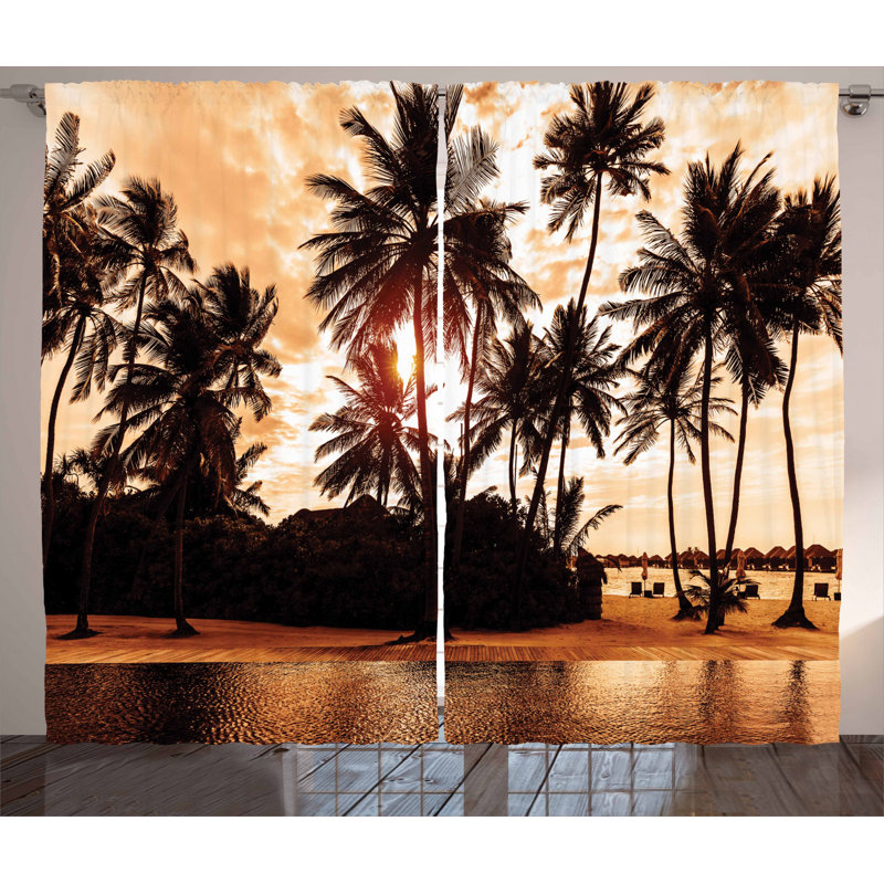 Wendekreis Pencil Pleat Semi Sheer Thermal Curtains, 140cm W x 260cm D