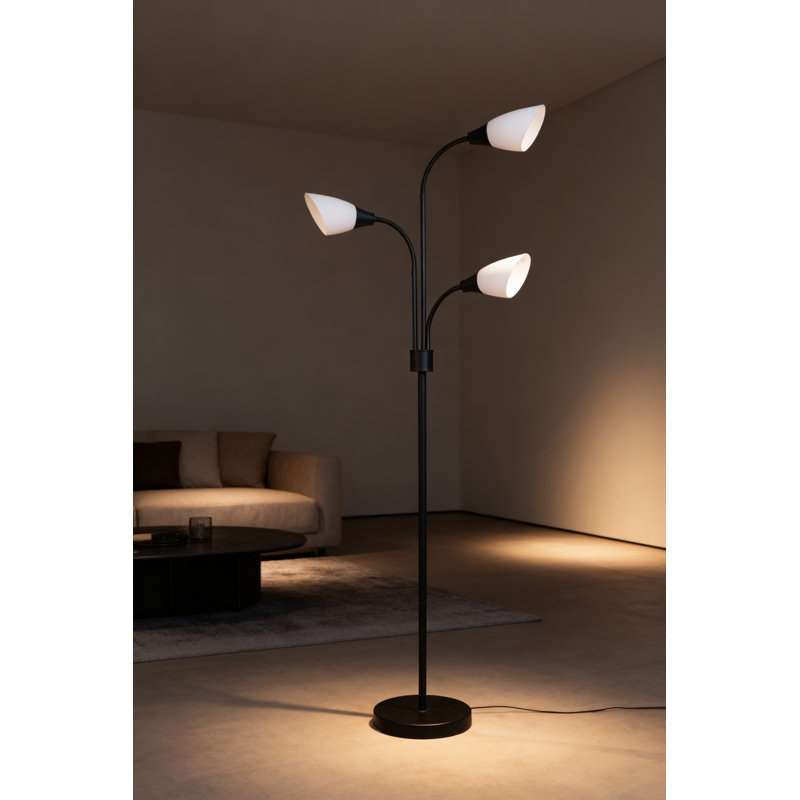 Lampe sur pied 3 branches Modern Modern