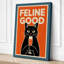 Feline Good Typography - Wrapped Canvas-2127029744-2127029751