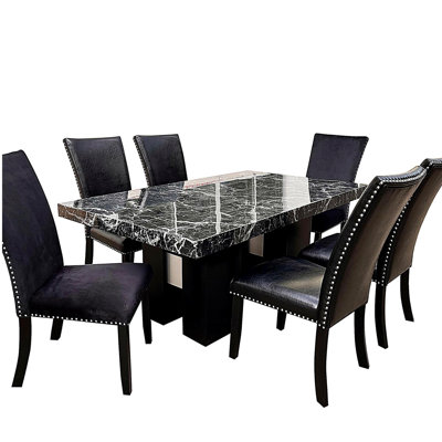 JHOANNA BLACK DINING CHAIRS (KIT OF 2)