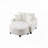 Chenille 2-seater Sofa, Double Sofa Chaise Longue-1827338637