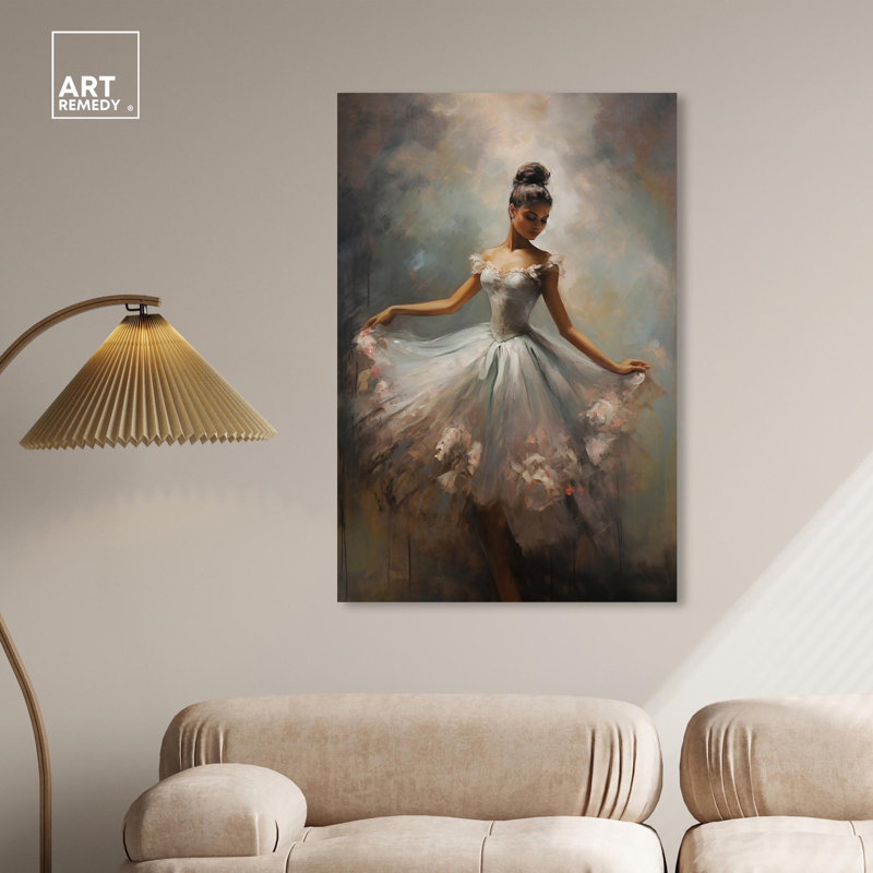 «Princess Her Self Canvas» par Art Remedy, Toile tendue, H 45 po x l 30 po