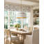 Grand luminaire suspendu tambour texturé 4 lumières avec accents en laiton