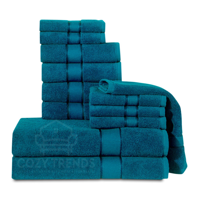 Kitchen Towel Linen Set, Teal
