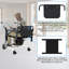 Folding Patient Transport Lift Chair | 4-in-1 Rollator Commode & Shower Safety Seat with Adjustable Width