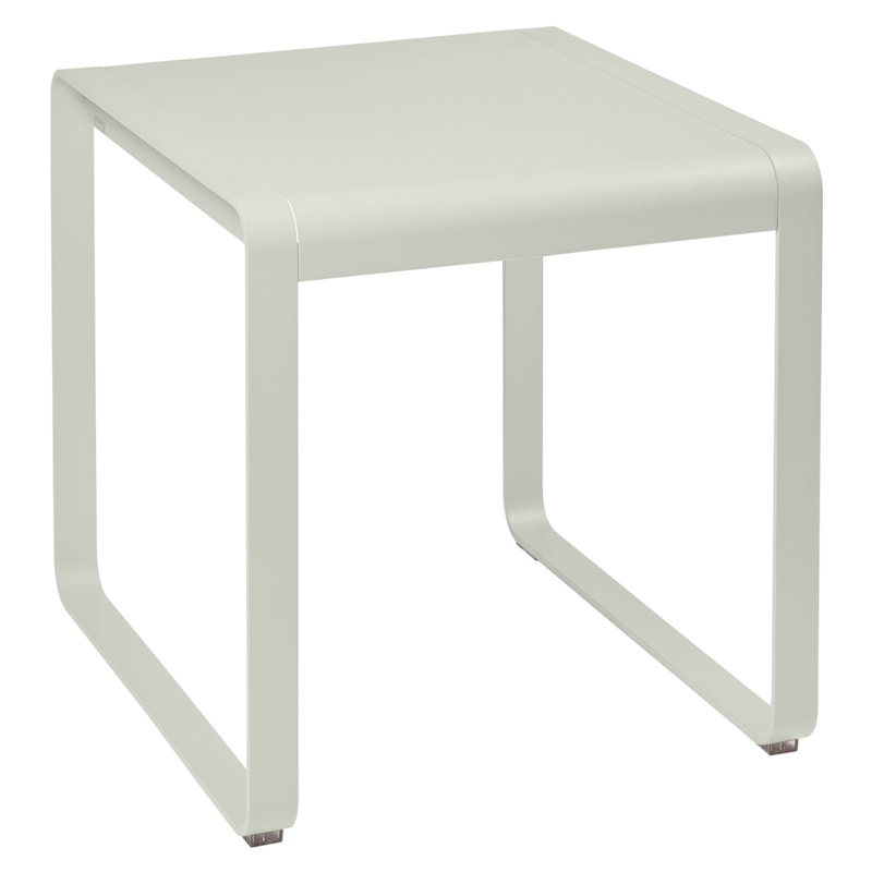 Bellevie Outdoor Side Table, 14" H x 41" L x 30" W, Clay Gray