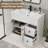 Romia 36'' Modern Single Bathroom Vanity Set with Sink Top, Faucet and Drain, Hand Painted-1582789267