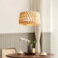 Luminaire suspendu 1 lumière en bois naturel